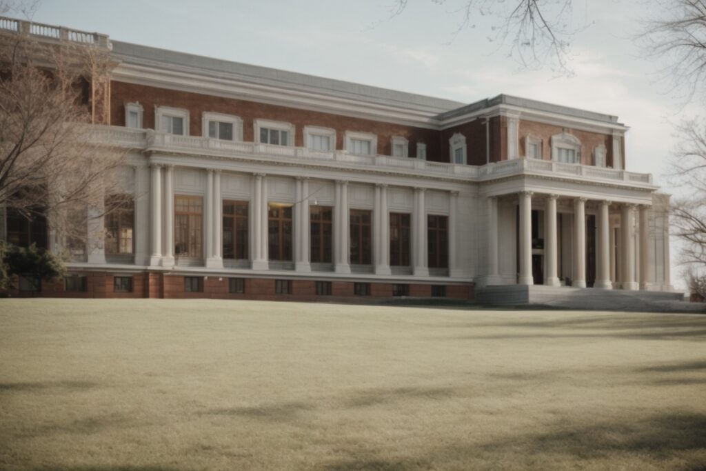 historic Washington DC building with energy-efficient window films